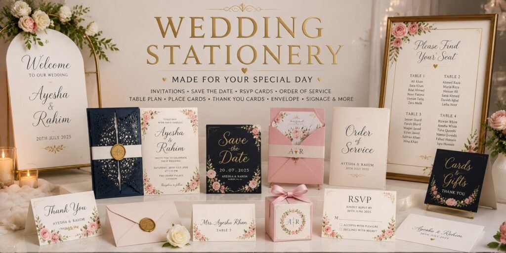 Wedding Stationery Printing Crawley